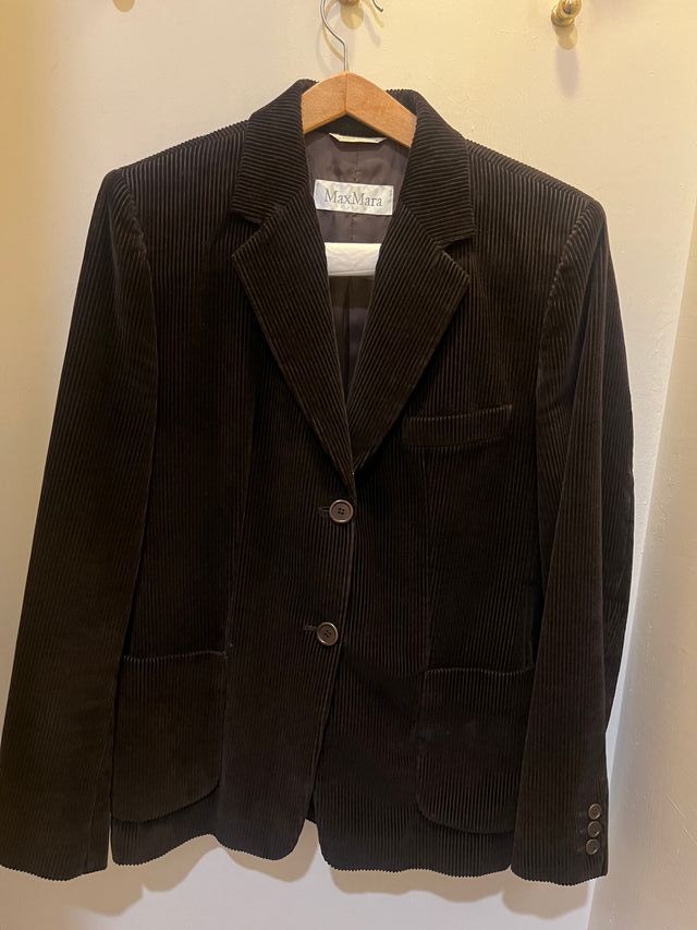 Blazer da donna in velluto di cotone Max Mara