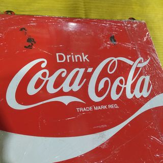 CHAPA ESMALTADA DE "COCA-COLA"