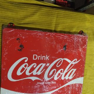 CHAPA ESMALTADA DE "COCA-COLA"