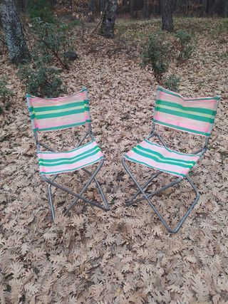 Sillas vintage camping