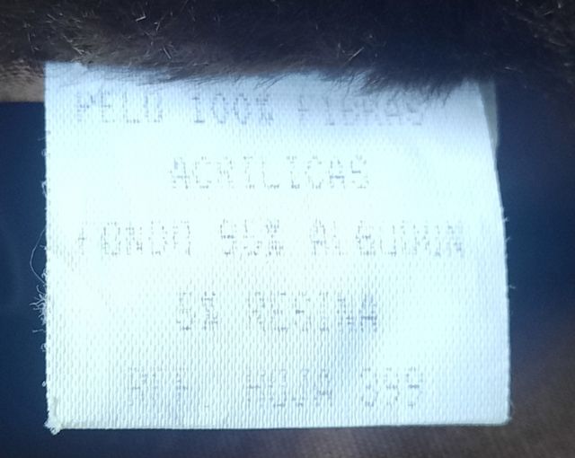 Abrigo de piel. Talla 44.