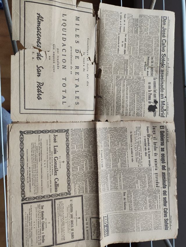 Periódico del 14-7-1936