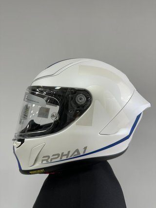 CASCO HJC RPHA 1 SENIN BLANCO Y AZUL