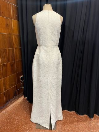 Vestido de novia largo de encaje