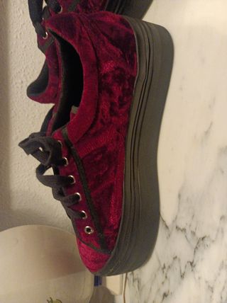 Zapatillas terciopelo 37 nuevas