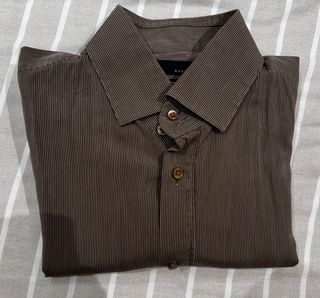 Camisa marrón talla L, Zara Men