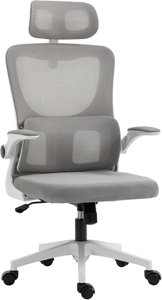 Sedia da Ufficio Ergonomica con Supporto Lombare,