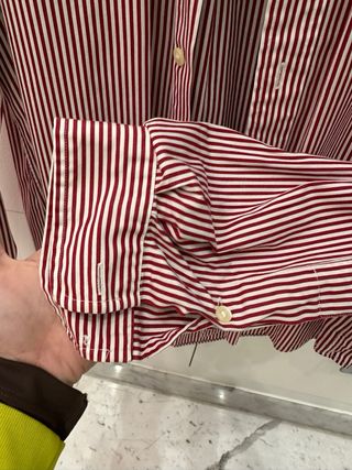 Camicia Polo Ralph Lauren a righe biaco/rosso