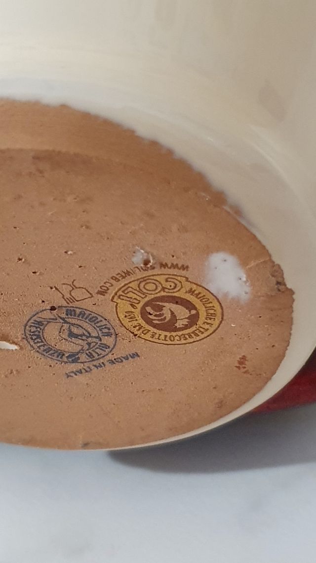 Brocca in terracotta smaltata - Colì