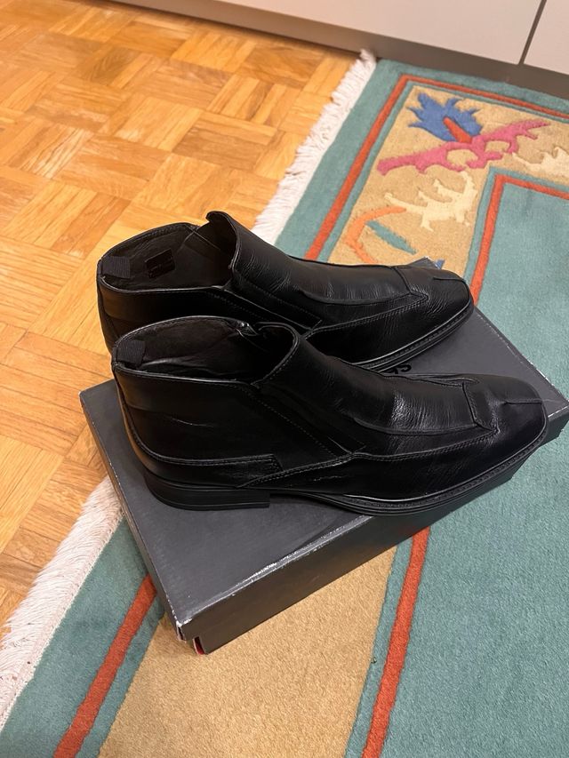 Zapatos piel negros hombre 41