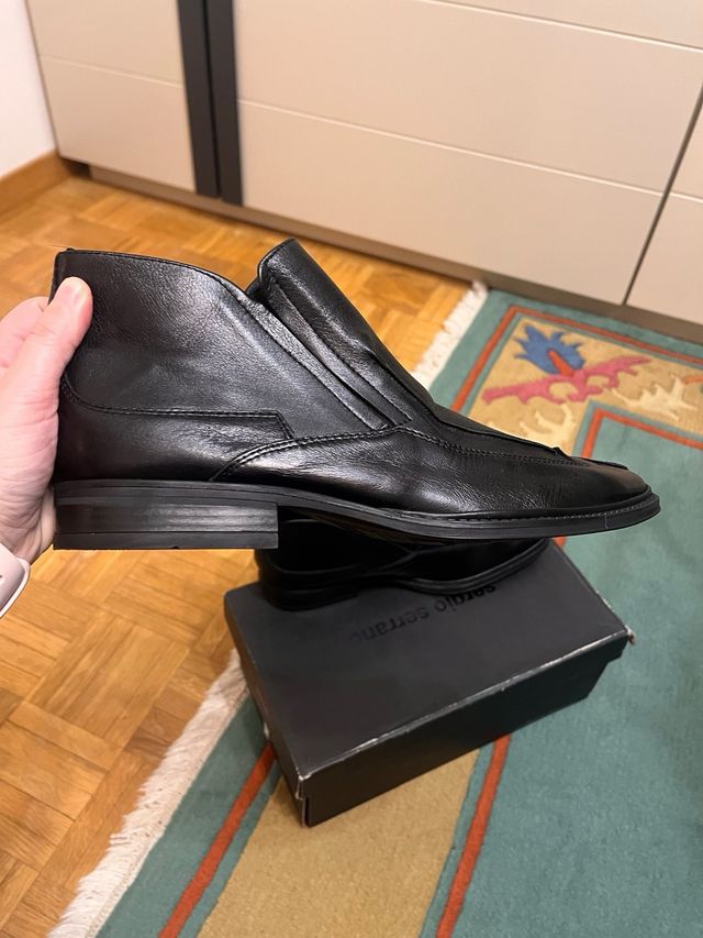 Zapatos piel negros hombre 41