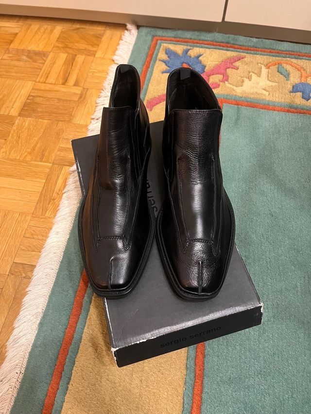 Zapatos piel negros hombre 41