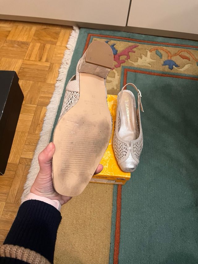 Zapatos mujer champagne 39