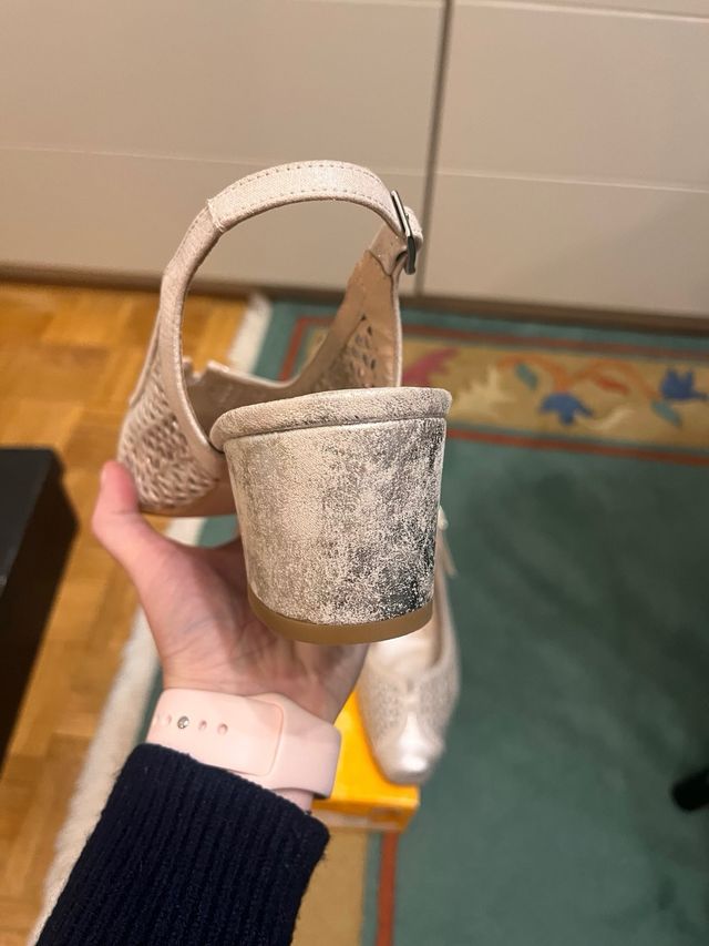 Zapatos mujer champagne 39