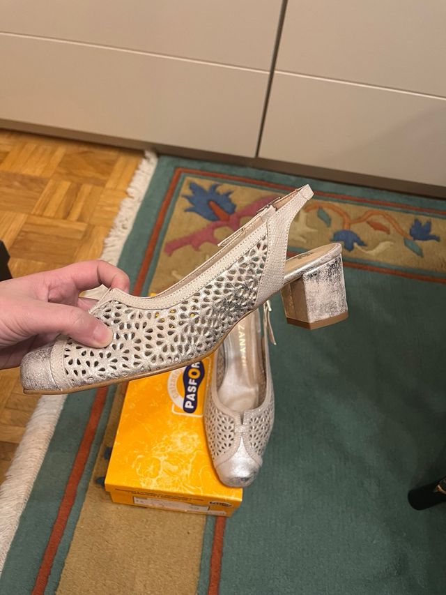 Zapatos mujer champagne 39