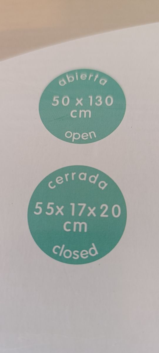 Valla plegable cama bebé NUEVA