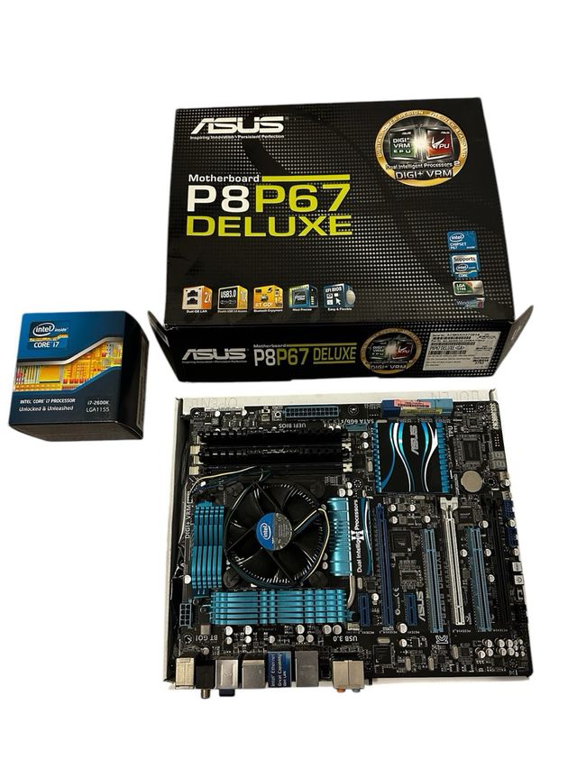 Asus P8P67 Deluxe Intel I72600k Corsair 64GB