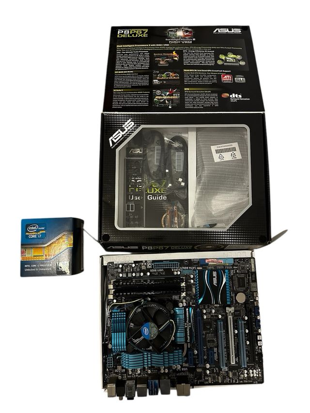 Asus P8P67 Deluxe Intel I72600k Corsair 64GB