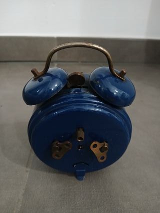 Sveglia Orologio Metallo Made in Germany Vintage