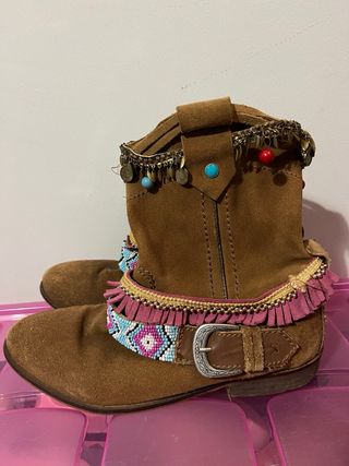 Botines boho camperos
