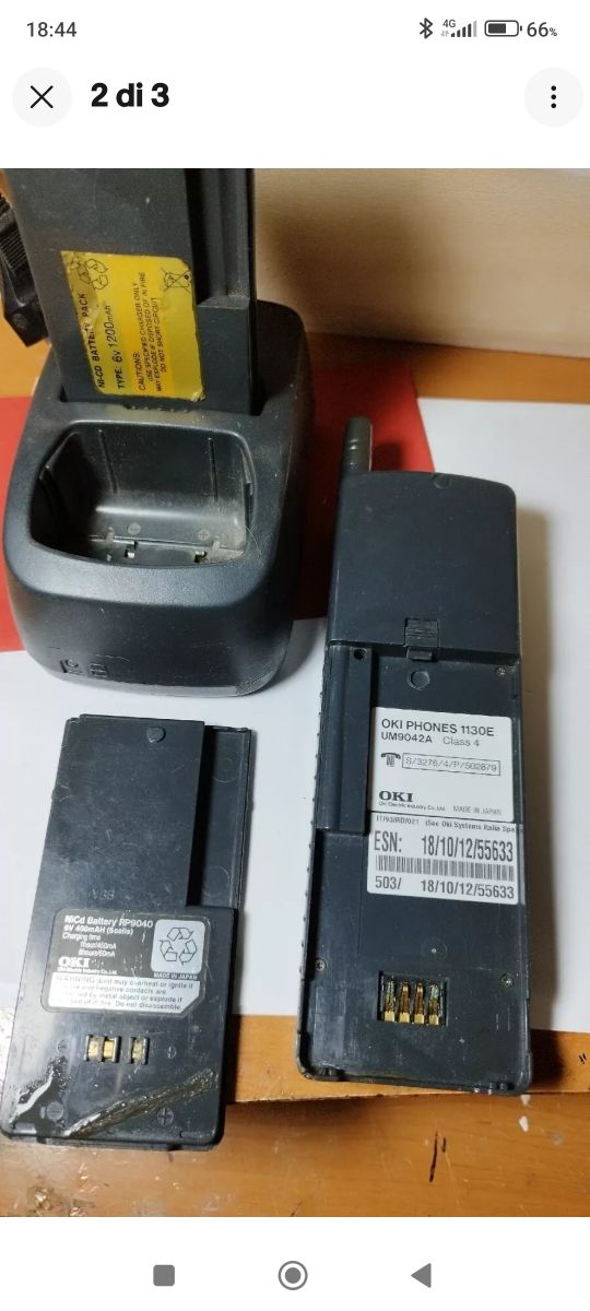 Telefono cellulare Oki e-tax funzionante