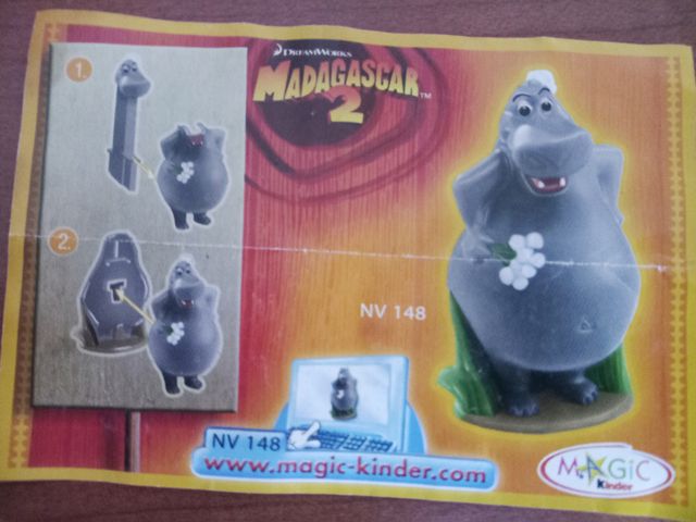 Alex e Gloria - Madagascar 2 - Kinder