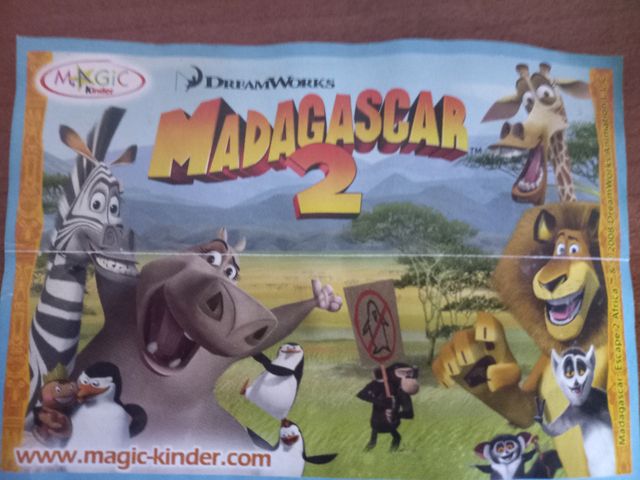 Alex e Gloria - Madagascar 2 - Kinder