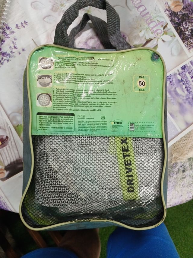 Cadena textil de nieve 