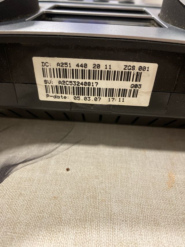 Cuadro instrumentos ml 2008