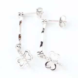 Pendientes oro con brillantes