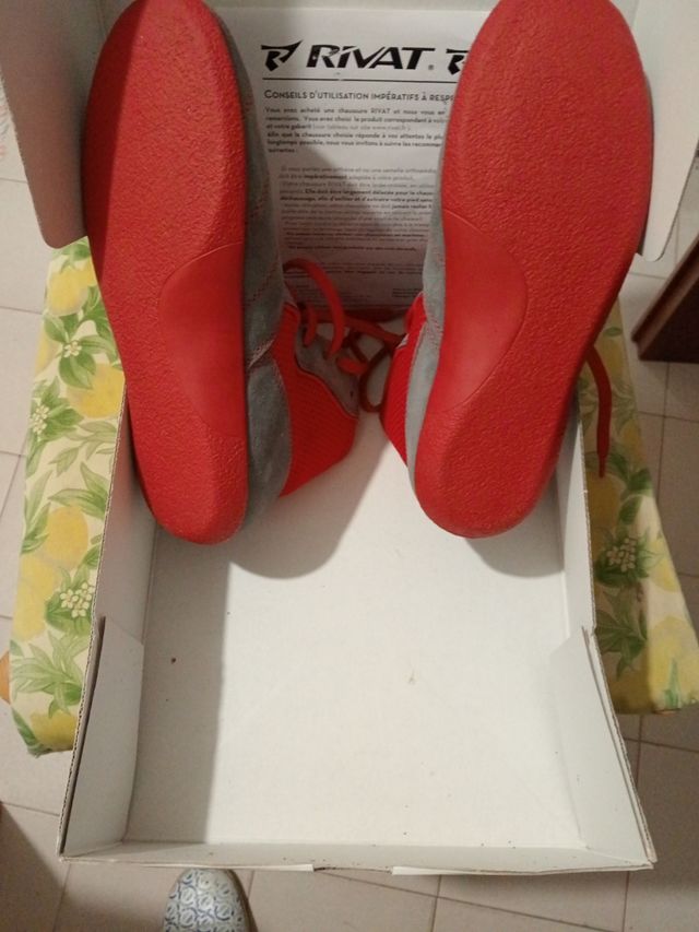 Scarpe da savate uomo con scatola  e custodia 