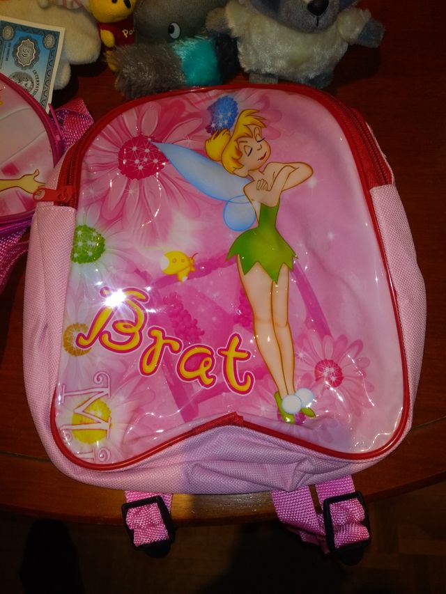 Lote peluches y cartera niña pequeña