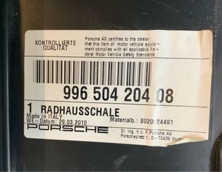 PASE RUEDA DELANTERO DERECHO PORSCHE 911 996