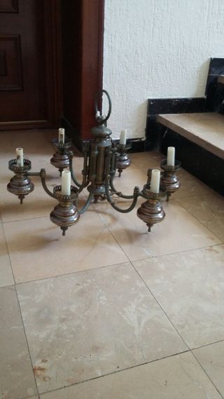 Lámpara de bronce