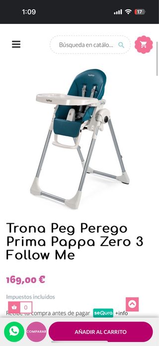 Trona peg perego
