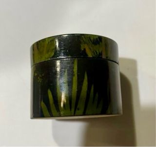 Antiguo tintero chino en madera o bambu