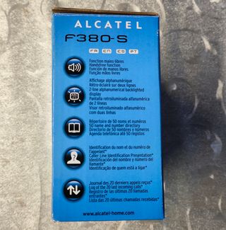 Teléfono fijo inalámbrico Alcatel F380