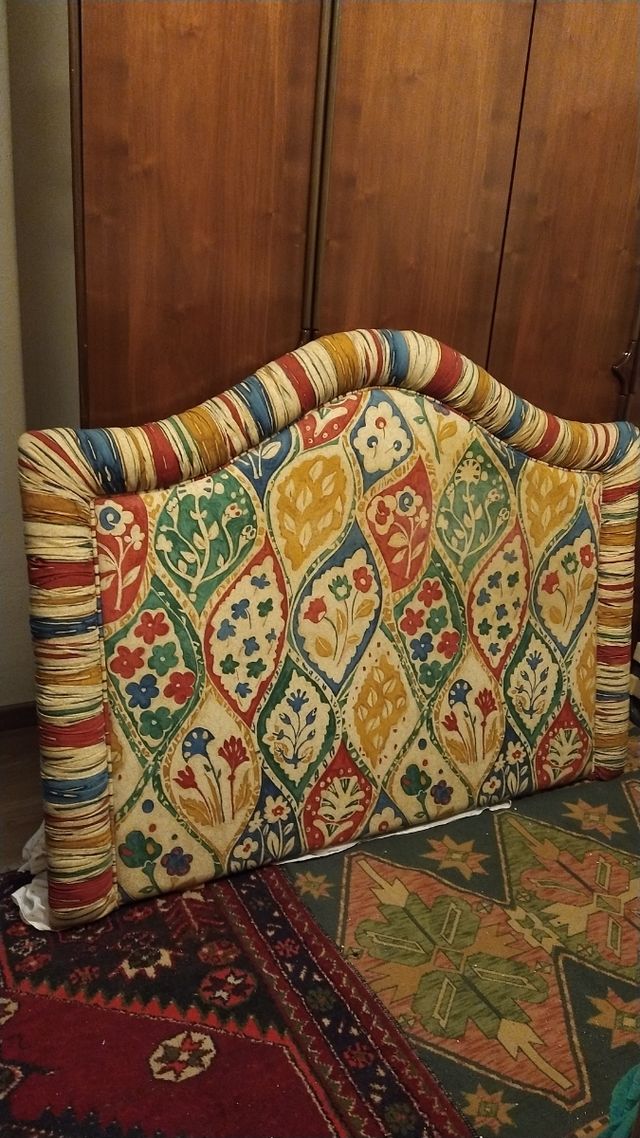 Cabecero de tela de Gastón y Daniela