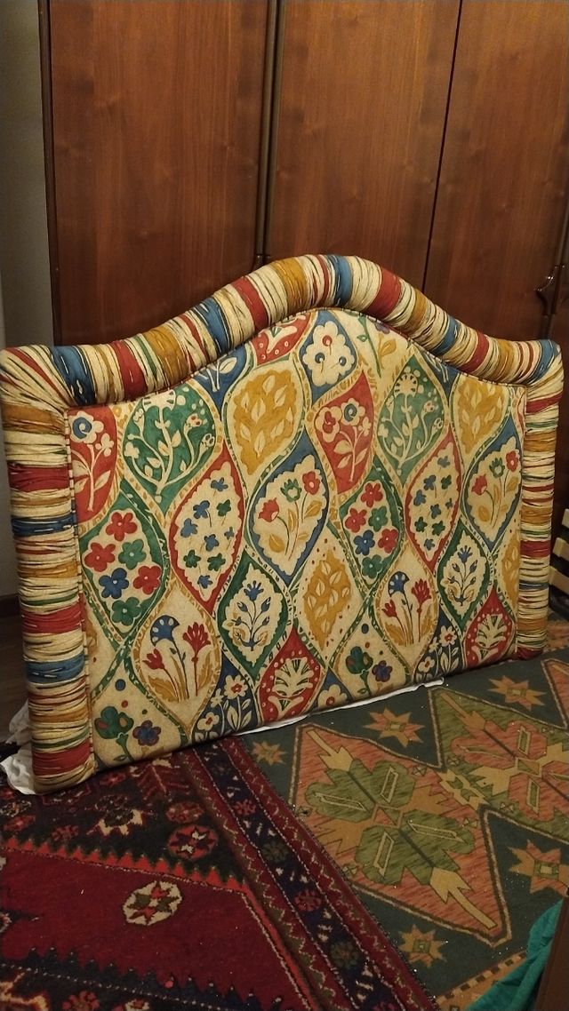 Cabecero de tela de Gastón y Daniela