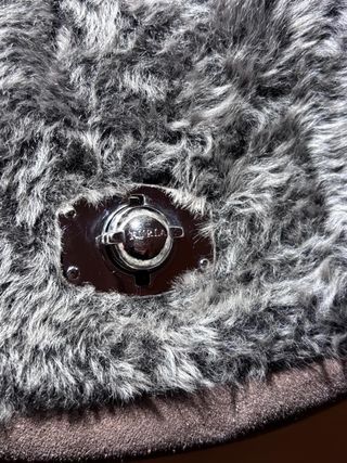 Bolso Furla de ante y pelo marron