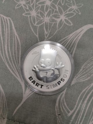 1 onza plata bart Simpson 2022