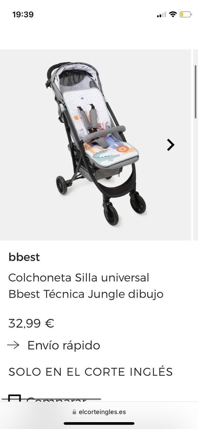 Colchoneta Universal para sillita bebé