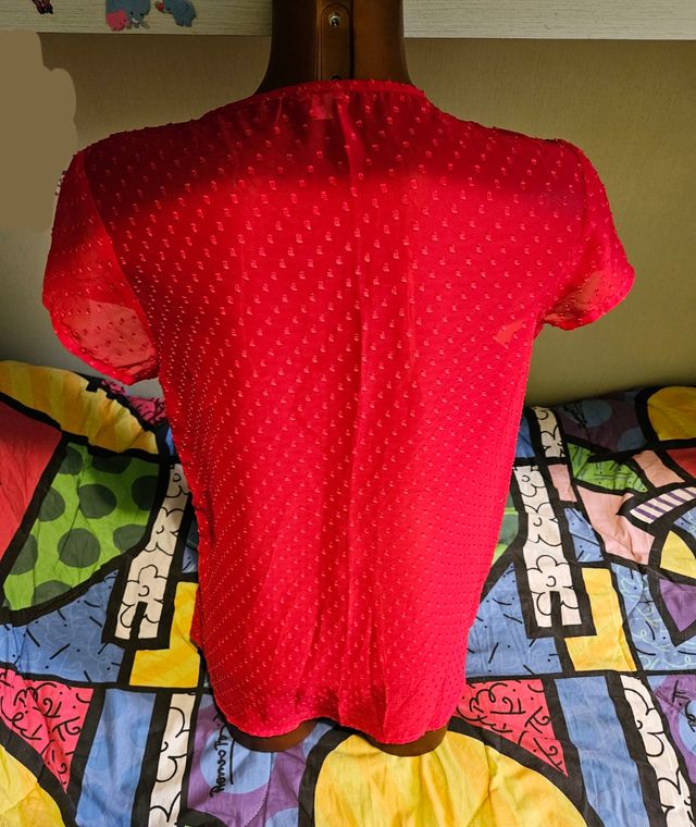 Maglia a maniche corte rossa OVS taglia XL