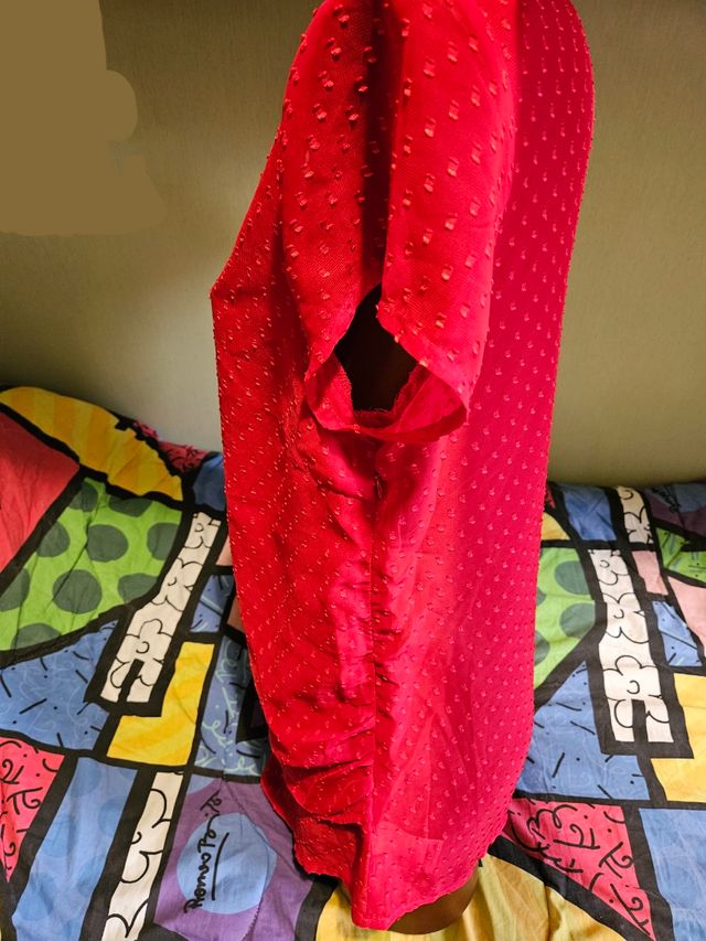 Maglia a maniche corte rossa OVS taglia XL