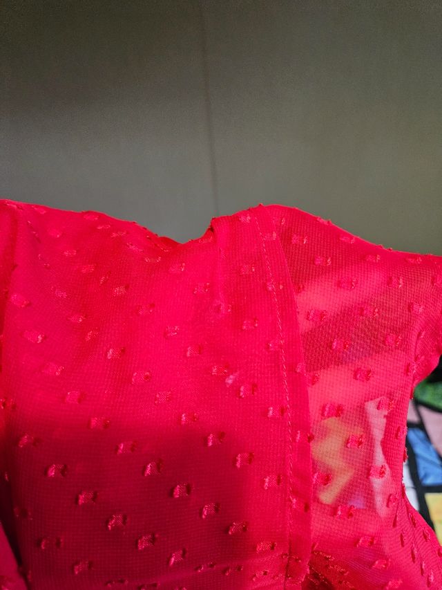 Maglia a maniche corte rossa OVS taglia XL