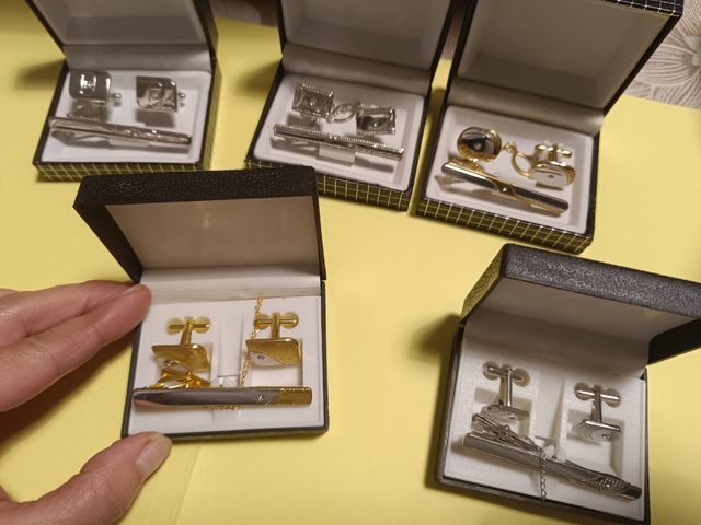 Lote pisa corbatas y gemelos