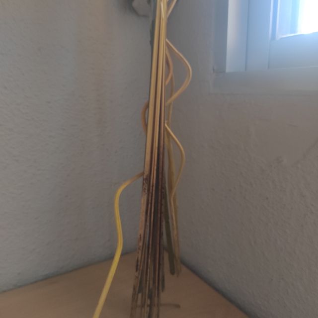 Flores decorativas de plástico 