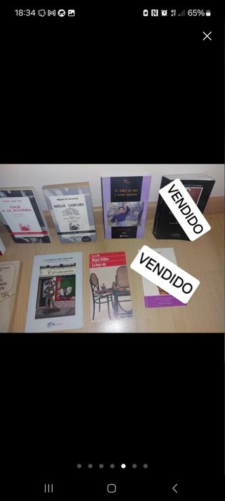 LIBROS - CLÁSICOS Cervantes Cela Machado Matute...