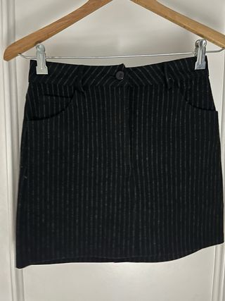 Minifalda negra blanca Subdued