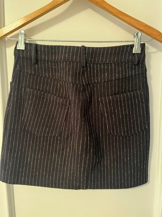 Minifalda negra blanca Subdued